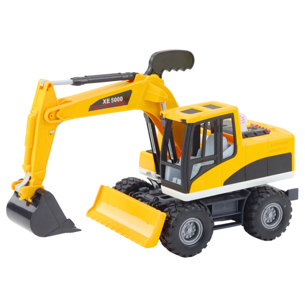 Construction Backhoe Bulldozer Movable Swivel Bucket Cab Lights Sounds