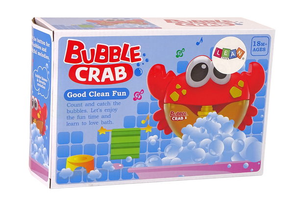 Bath Toy Soap Bubble Generator Red Crab