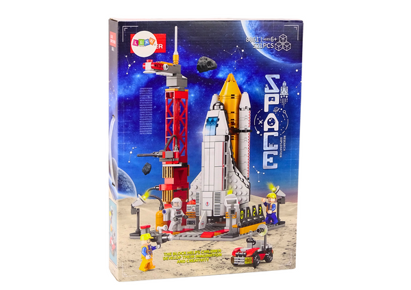 Space Station Construction Blocks Base Ship Space Rocket 521 pcs.