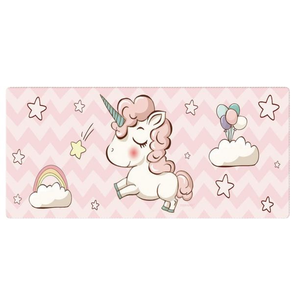 Tastatur-Schreibtischunterlage mit Einhorn-Gummi, 80 x 30 cm