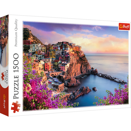 Puzzle - 1500 - Blick auf die Stadt Manarola / 500 px Trefl 26137