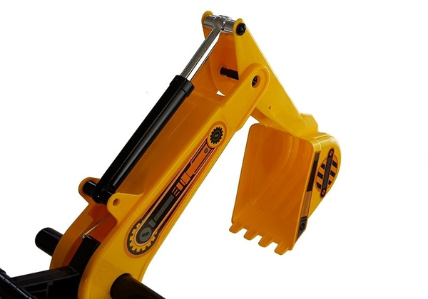 Aufsitzbagger mit beweglichem Arm