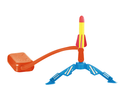 Foam Rocket Launcher Pump 3 Pieces Yellow