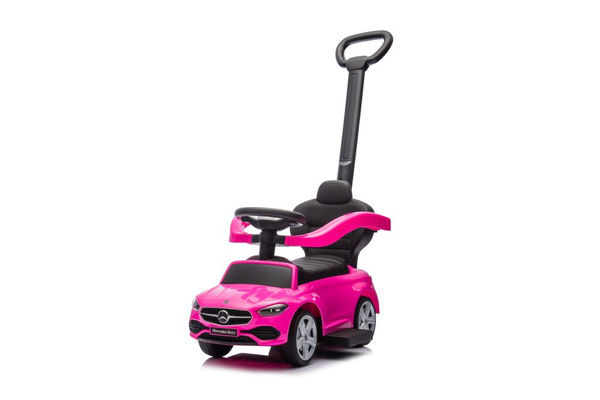Ride-on with Pusher Mercedes 3in1 Pink