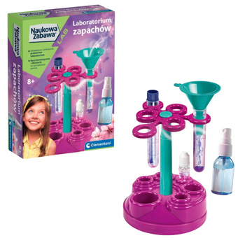 Naukowa Zabawa Zestaw Laboratorium Zapachów Perfumy Język Polski Clementoni 50867