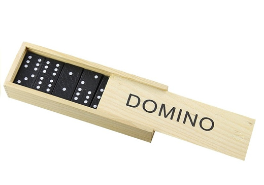 Domino Legespiel Verpackung Aus Holz Dominospiel 28 Teile Spiel für Kinder Set