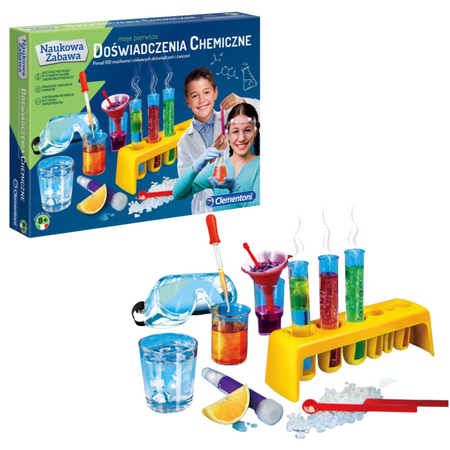 Wissenschaft & Spiel Mein Erstes Chemie-Experimente-Set Polnische Sprache Clementoni 60774