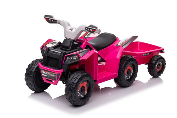 XMX630T Rosa Batterie-Quad mit Anhänger