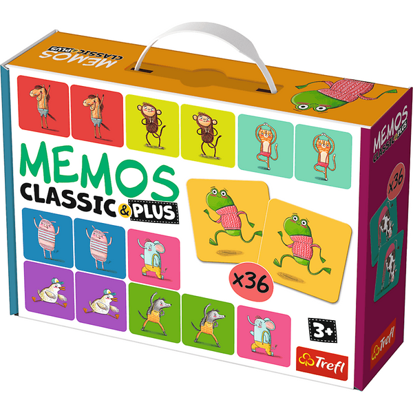Gra Memos Classic&Plus Ruch i dźwięk Trefl 02271