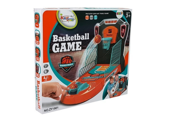 Mini Basketball Skill Game Moving Basket with Sound