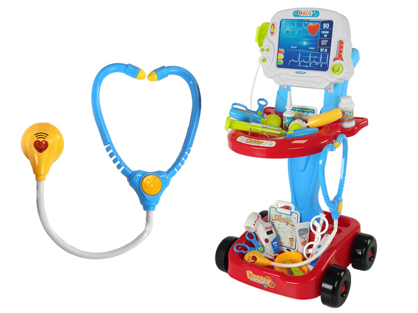 EKG-Arzt-Trolley-Set 17-teilig