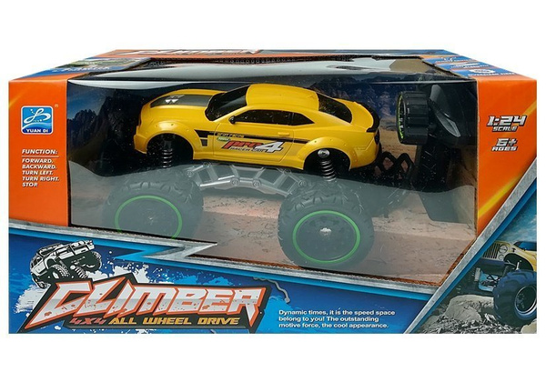 Remote controlled Car Off-road R/C Yellow High Wheels