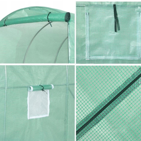 Foil Tunnel Garden Greenhouse 6x3x2m Foil 18m² UV-4 Premium