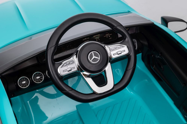 Battery-powered car Mercedes CLA 45s AMG Turquoise 4x4