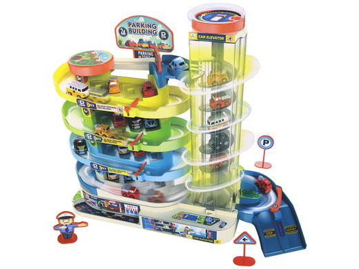 Interactive Multi-Story Parking Set for Cars, Lights and Sounds