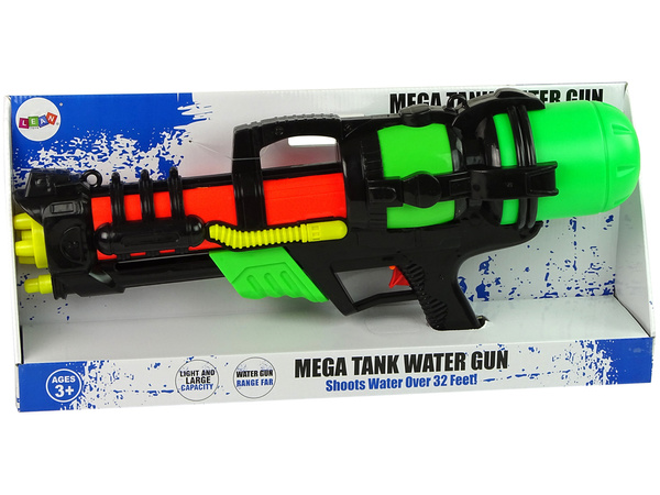 Large Water Gun 1080ml Green Range 10m