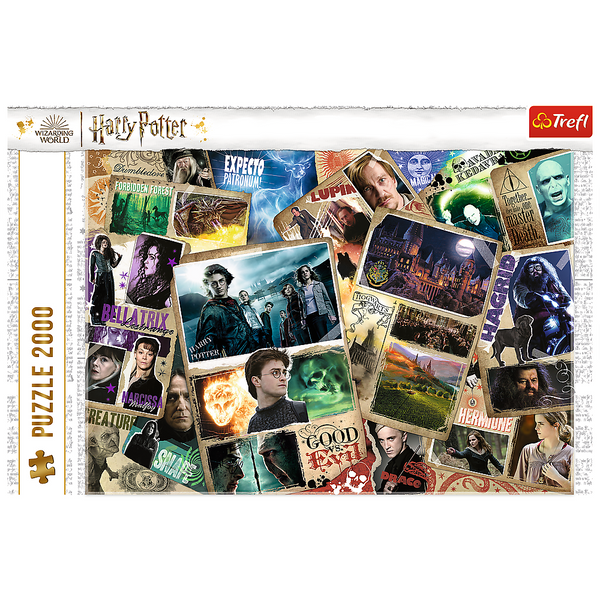 Puzzle - 2000 - Harry Potter - Bohaterowie - Trefl 27123
