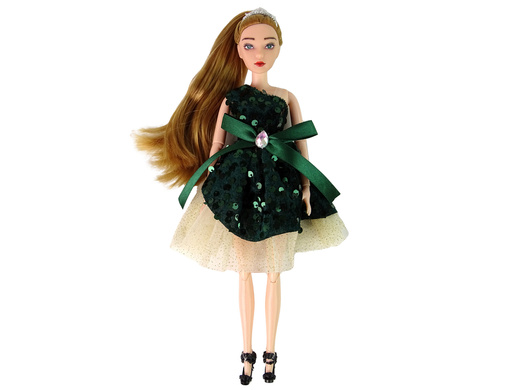 Emily Wooden Heart White Cat Baby Doll