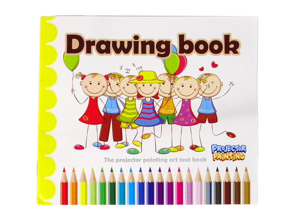 Projector Drawing Templates Pens OHP Board Blue