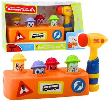Interactive Toy Colorful Mallet Hammer Hamsters Road Works