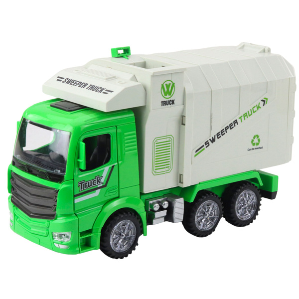 Garbage Truck City Lights Sounds Green