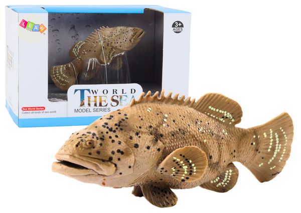 Figur Fisch Seemann Goliath Grau 11 cm