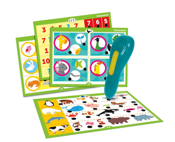 Talking Pen 500 Questions: Animals Play and Learn Polish Language Clementoni 50781