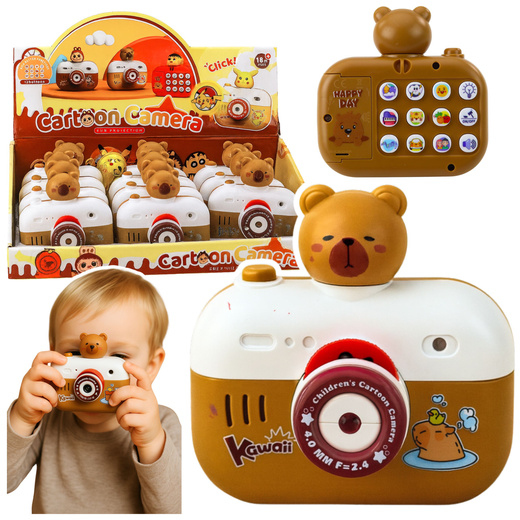 Capybara Interactive Camera Light Projector Sounds Lanyard