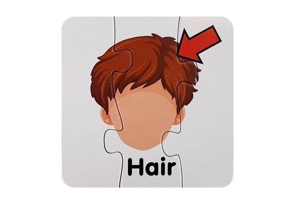 Educational Puzzle Body Parts Jigsaw Puzzle 10 English Connections