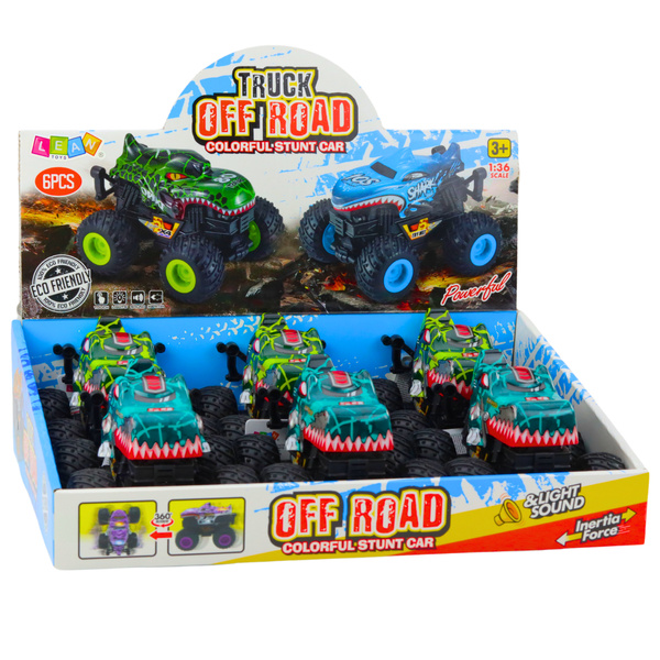 Dinosaur Offroad Vehicle Drive Lights Sounds Green Turquoise
