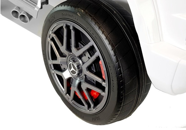 Mercedes G63 AMG Electric Ride On Car – White