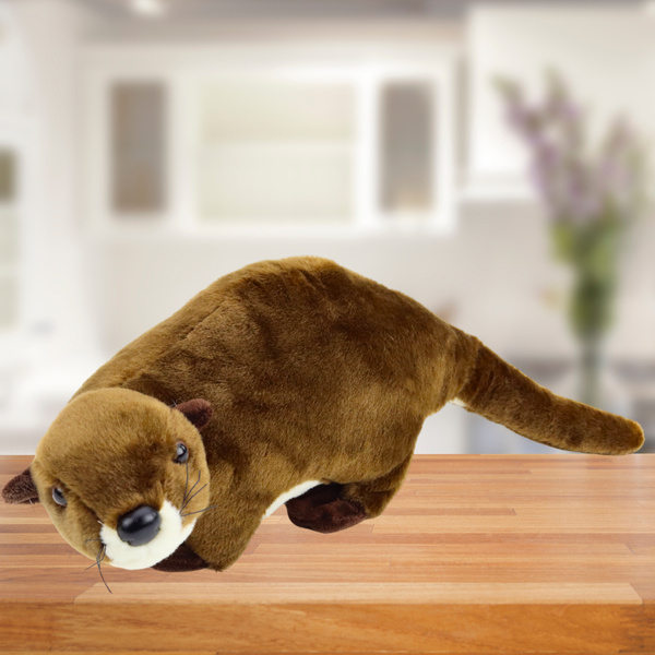 Plush Toy Otter Cuddly Toy Brown 37cm