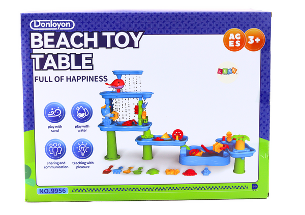 Large Interactive Water Park Table For Sand Molds Mills