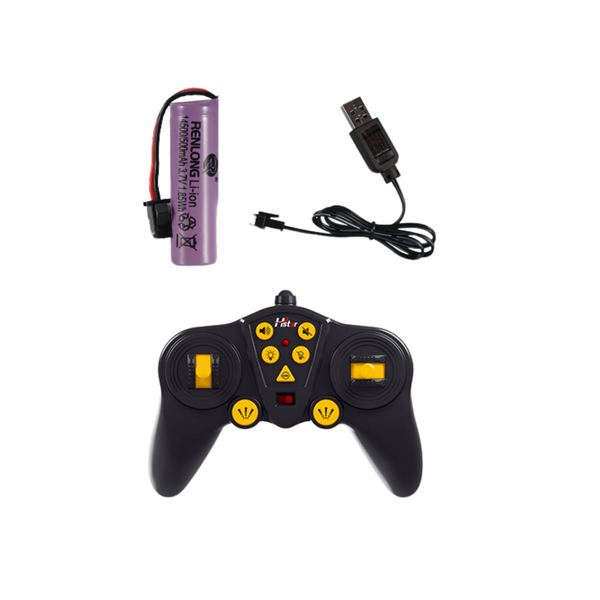 Ferngesteuerter RC-Kran mit Haken 2,4 G 9 CH Gelb