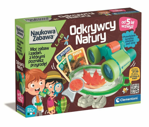Science Fun Discoveries of Nature Lab Junior Polish Language Clementoni 50714