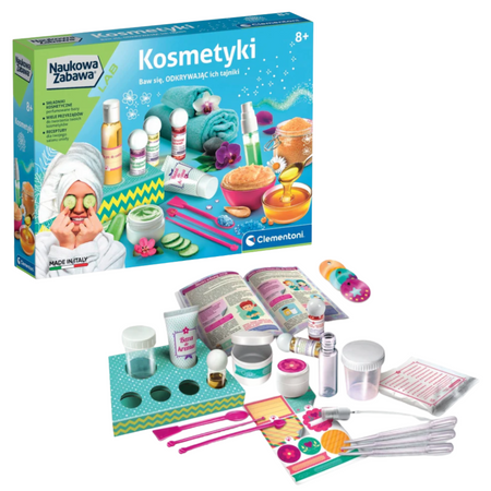 Scientific Fun Cosmetics Laboratory: Creams & Bath Salts Polish Language Clementoni 50891