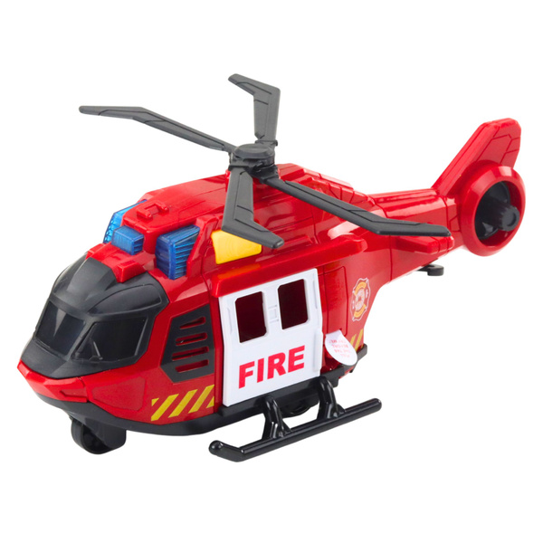 Set: Helicopter, Fire Truck, Fire Department, Lights, Sounds