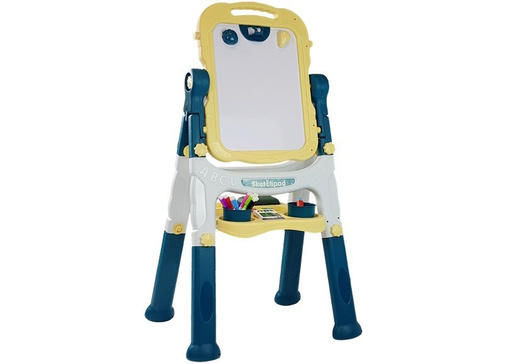 Double-sided Magnetic-Chalk Blue Board