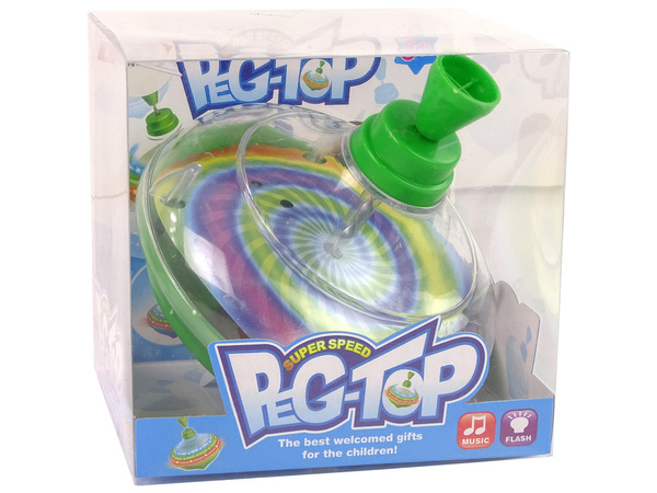 Spinning Wheel Toy Colours Diodes Music