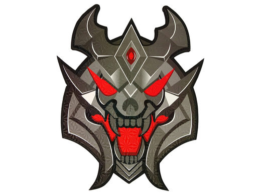 Black Warrior Sword Shield Set in EVA Foam.