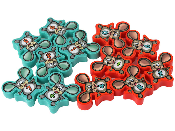 Arcade-Spiel Mäuse Balancierender Käseturm 12 Stück. Mathe-Unterricht