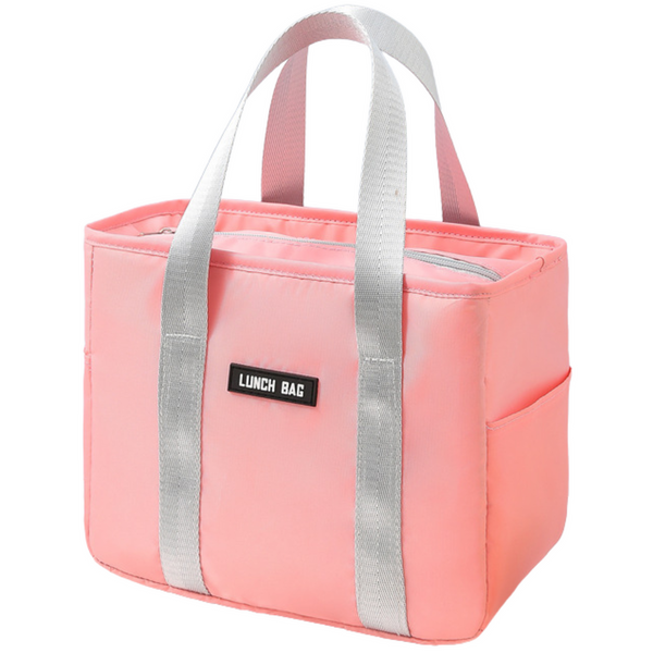 Thermoisolierende Frühstückstasche Lunchtasche Rosa 24cm