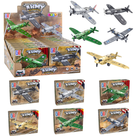 Set of Building Blocks Fighter Military Airplane Propulsion