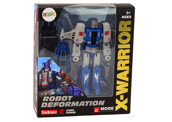 Roboter-Helikopter 2in1 Transformation X-Warrior Blau