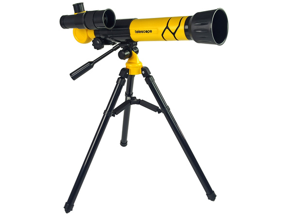 Scientific Educational Telescope With Yellow A Phone Holder