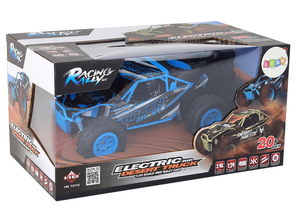 Remote Controlled Off-Road Car R/C 1:24 Blue