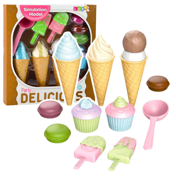 Honig- und Süßigkeiten-Set Cupcakes Makronen Rollenspiel