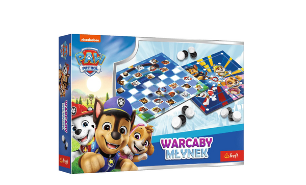 Paw Patrol Dame- und Mühlenspiel Trefl 02798
