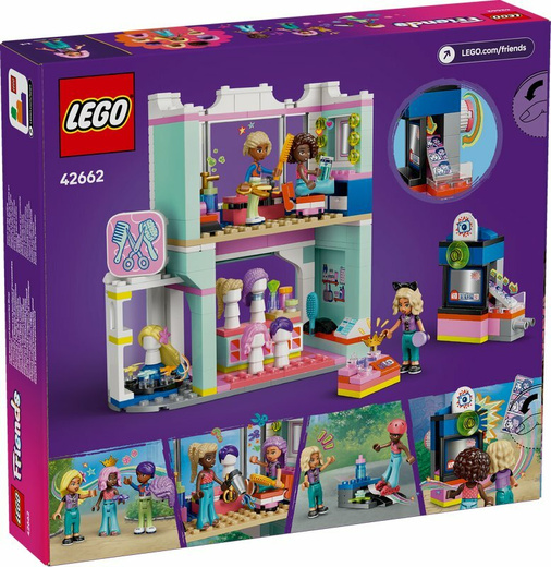 LEGO 42662 FRIENDS Salon fryzjerski i sklep z ozdobami