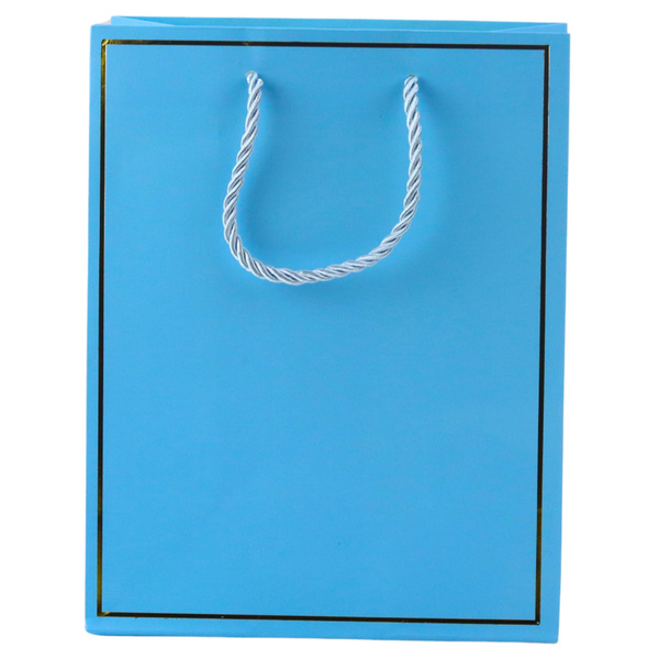 Gift Bag with Gold Frame Mix Color 23 x 18 x 10 cm